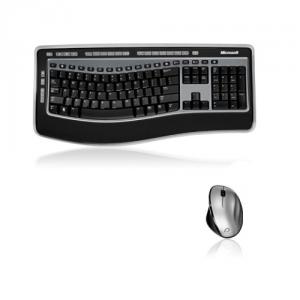 Kit Tastatura&amp;Mouse Microsoft Desktop 6000, Wireless, Laser, USB, negru+gri, XSA-00018