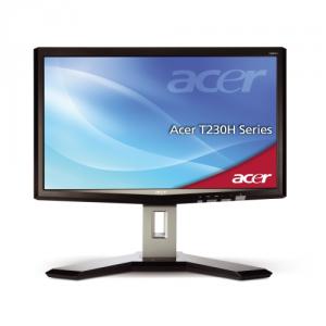 Monitor LCD Acer T230H cu TouchScreen, Wide, negru, 23"