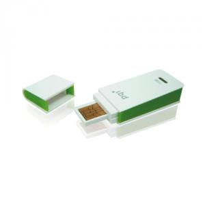 Memorie externa Traveling Disk I221, 2GB, USB 2.0, alb/verde, PQI