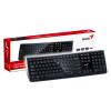 Tastatura genius slimstar i220 black, usb