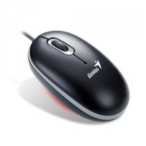 Mouse Genius ScrollToo 200 Black, 1200DPI, 3 buttons, USB
