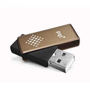 USB FLASH DRIVE 4GB, U262, BROWN, PQI - 6262-004GR4001