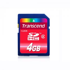 Card sdhc 4gb transcend