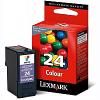 Lexmark ink #24 color return program print cartridge