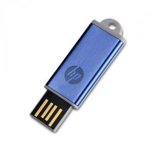 USB flash drive 16GB HP v135w light blue USB 2.0, slim, retractabil