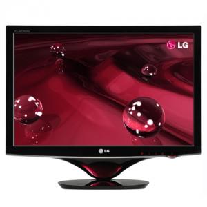 Monitor LCD LG 22&quot; TFT - Wide Screen 1680x1050 Slim WHITE LED (2 cm)  negru glossy