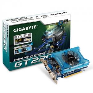 Placa video Gigabyte nVidia GT 220, 1024MB, DDR3, 128bit, HDMI, PCI-