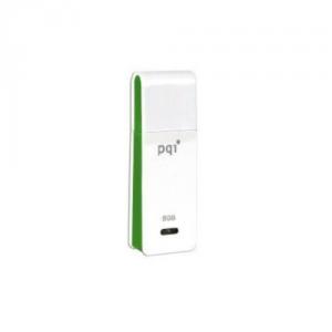 Memorie externa Traveling Disk I221, 8GB, USB 2.0, alb/verde, PQI