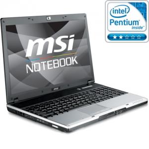 Notebook  MSI PR601-214XEU Pentium Dual-Core T4400 2.2GHz
