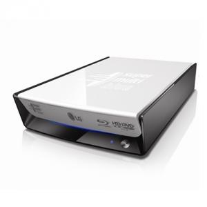 LG Blu-ray Disc Rewriter 6X, HD DVD-ROM Reader 3X, DVD Rewriter 16X, Extern, USB 2.0, retail BE06
