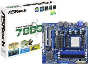 Placa de baza ASRocK 939A790GMH AMD 790GX +SB750, Skt 939 mATX
