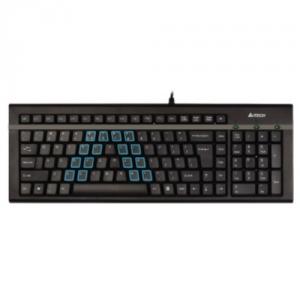 Tastatura A4Tech KL-820, X-Slim Keyboard PS/2 (US layout) (Black