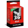Lexmark ink #36 black return program print cartridge
