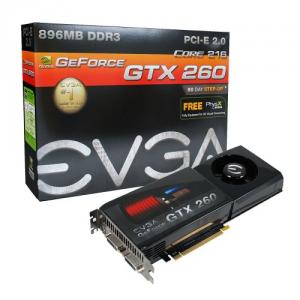 Placa video EVGA nVidia GeForce GTX 260 896MB, DDR3, 448 bit, PCI-E
