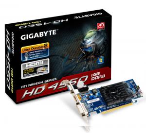 Placa video Gigabyte ATI Radeon HD 4550, 1024MB, DDR3, 64bit, DVI, HDMI, PCI-E