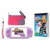Consola PlayStation Portable Lilac + joc Hannah Montana + Pouch + Pouch + Strap