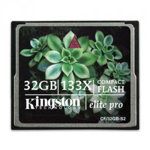Kingston 32GB Elite Pro CompactFlash Card 133x (Single Level Cell)