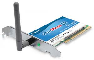 Adaptor Wireless WRL 54MBPS ADAPTER PCI AIRPLUS DWL-G510 D-LINK