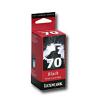 Lexmark ink #70 / 12a1970e black print cartridge -