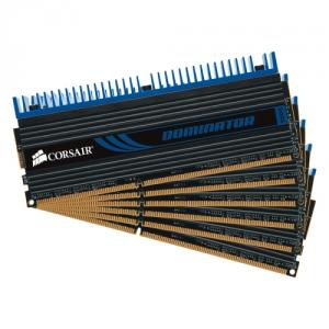 Memorie PC  Corsair DDR3 / kit 12 GB (6 x 2 GB) / 1600 MHz / 8-8-8-24 / radiator XMS3 Dominator / triple channel / Intel Core i7 / ventilator inclus
