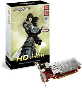 Placa video PowerColor Radeon HD3450 512MB DDR2 64-bit HDMI