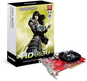 Placa video PowerColor Radeon HD3650 v3 512MB DDR2 64-bit AGP