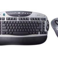 KBS-2348RP wireless office keyboard + mouse set,RF receiver cu incarcator,PS/