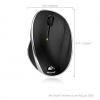 Mouse microsoft 7000, wireless, laser, usb, mac/win, negru, 5 butoane,