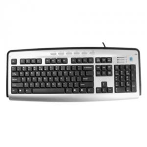 A4Tech KL-23M, Headset X-Slim Keyboard PS/2 (Silver/Black) (US layout)