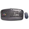 KX-2810 tastatura multimedia PS/2+mouse optical 4 DPI Shift 1000dpi, 3xFire Button,USB+PS/2,Blac