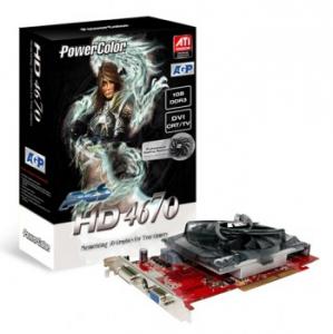 Placa video PowerColor Radeon HD4670 PCS 1GB DDR3 128-bit AGP