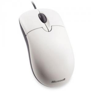 Mouse Microsoft Basic, Optic, PS2/USB, alb, 3 butoane, P58-00031