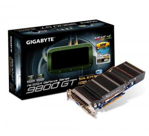 VGA N98TSL-1GI PCIE 1.6 2.0 1GB DDR3 9800GT 256BIT HDCP HDMI Dual-link DVI-I SILENT CELL GIGABYTE