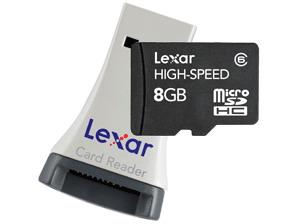 Microsdhc 8gb + reader