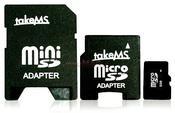 Card Memorie takeMS Memorie 4GB MicroSDHC, class 6, (1 adapt.)