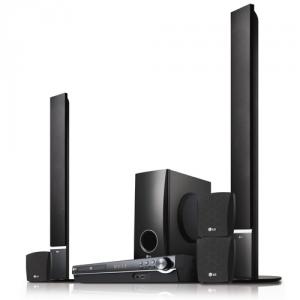 Home Theatre LG HT303PD, DVD+-/RW, DIVX, MP3, WMA, JPEG, 300W (45Wx5 + 75W), Virtual 10.1Ch Sound, USB Plus, USB recordin