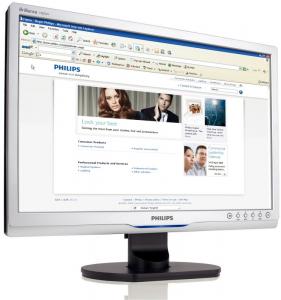 Monitor LCD Philips 190SW9FS 19 inch 5 ms wide silver