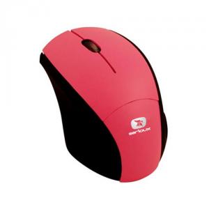 Mouse USB mini optic Serioux Pastel 3000 pink, scroll, blister