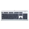 A4Tech LCD-720, X-Slim Keyboard PS/2 (US layout) (Silver/Black