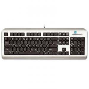 Tastatura A4Tech Slim KBS-720SB, PS2, Argintiu/Negru