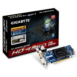 VGA R455OC-1GI PCIE 1.6 2.0 1GB DDR3 Radeon HD 4550 64BIT HDMI Dual-link DVI-I GIGABYTE