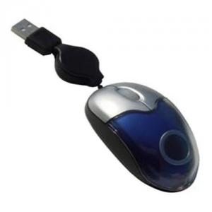 Mouse mini cablu retractabil