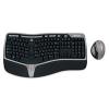 Kit Tastatura&amp;Mouse Microsoft Desktop Ergo 7000, Wireless, Optic, USB, negru, WTA-0001