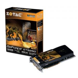 Placa video Zotac nVidia GeForce GTS 250, 1024MB, DDR3, 256-bit, SLI ready, PCI-E