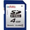 A-DATA SDHC 4GB Secure Digital Card, Class 4, Read : 14~17 (MB/s),Write: 4~5 (MB/s),