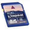 Kingston memorie 4gb hc securedigital