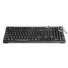 Tastatura A4Tech KR-750, Smart USB Keyboard (Black) (US layout