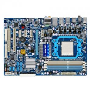 MB MA770T-UD3 AM3 770+SB710 ATX 2*PCI+4*PCI-Ex1 4*DDR3 6*SATA2 1*PATA RAID 1*GbLAN 8Ch AUDIO DUAL BIOS GIGABYTE