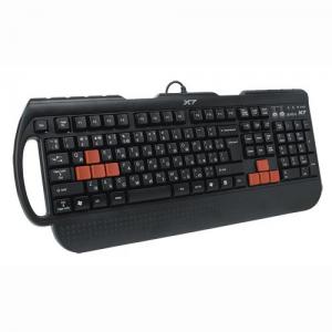 Tastatura  A4Tech G700, 3X Fast Gaming Keyboard PS/2 (US layout) (Black