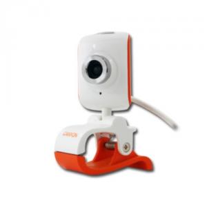 Camera Web Canyon CNR-WCAM513G, alb/portocaliu, USB